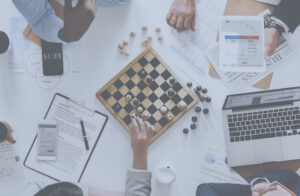 Chess Game Business Strategy Concept